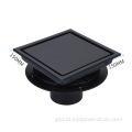 6 Inches Floor Drain 6inch Black Square Shower Floor Drain Factory